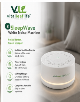 vitalleaflife™ SleepWave White Noise Machine